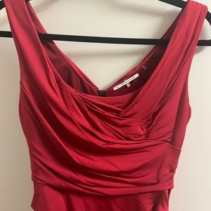 Red Elie Tahari red ruched dress - Size 2
